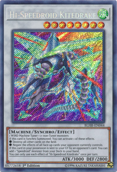 Hi-Speedroid Kitedrake [BLHR-EN044] Secret Rare | Black Swamp Games