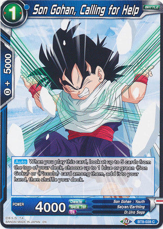 Son Gohan, Calling for Help [BT8-028] | Black Swamp Games