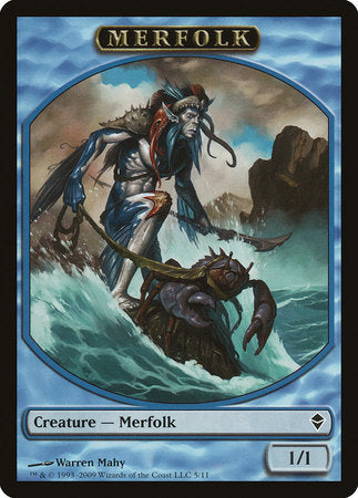 Merfolk Token [Zendikar Tokens] | Black Swamp Games