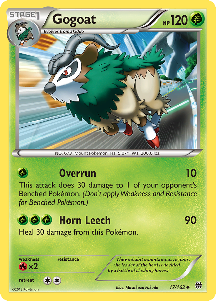 Gogoat (17/162) [XY: BREAKthrough] | Black Swamp Games