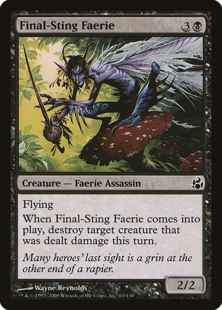 Final-Sting Faerie [Morningtide] | Black Swamp Games