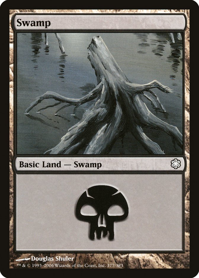 Swamp (377) [Coldsnap Theme Decks] | Black Swamp Games
