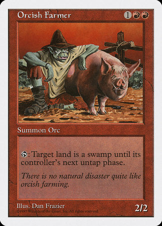 Orcish Farmer [Fifth Edition] | Black Swamp Games