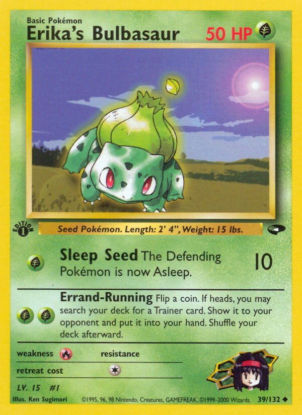 Erika's Bulbasaur (39/132) [Gym Challenge 1st Edition] | Black Swamp Games