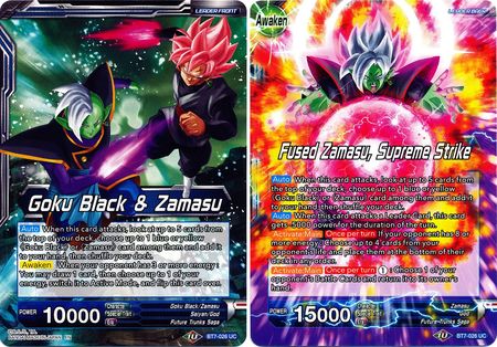 Goku Black & Zamasu // Fused Zamasu, Supreme Strike [BT7-026] | Black Swamp Games