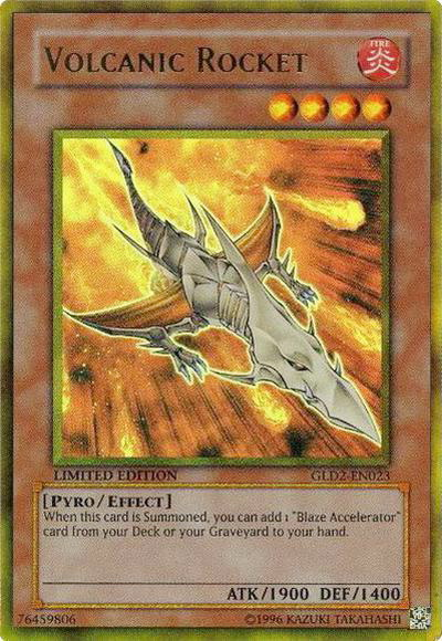 Volcanic Rocket [GLD2-EN023] Ultra Rare | Black Swamp Games