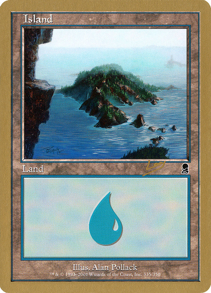 Island (rl335) (Raphael Levy) [World Championship Decks 2002] | Black Swamp Games