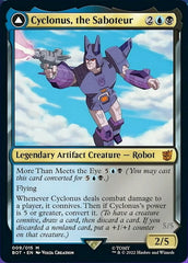 Cyclonus, the Saboteur // Cyclonus, Cybertronian Fighter [Universes Beyond: Transformers] | Black Swamp Games