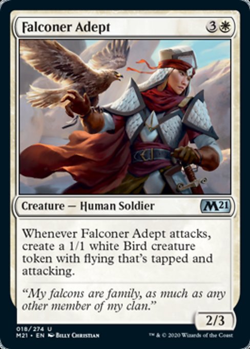 Falconer Adept [Core Set 2021] | Black Swamp Games