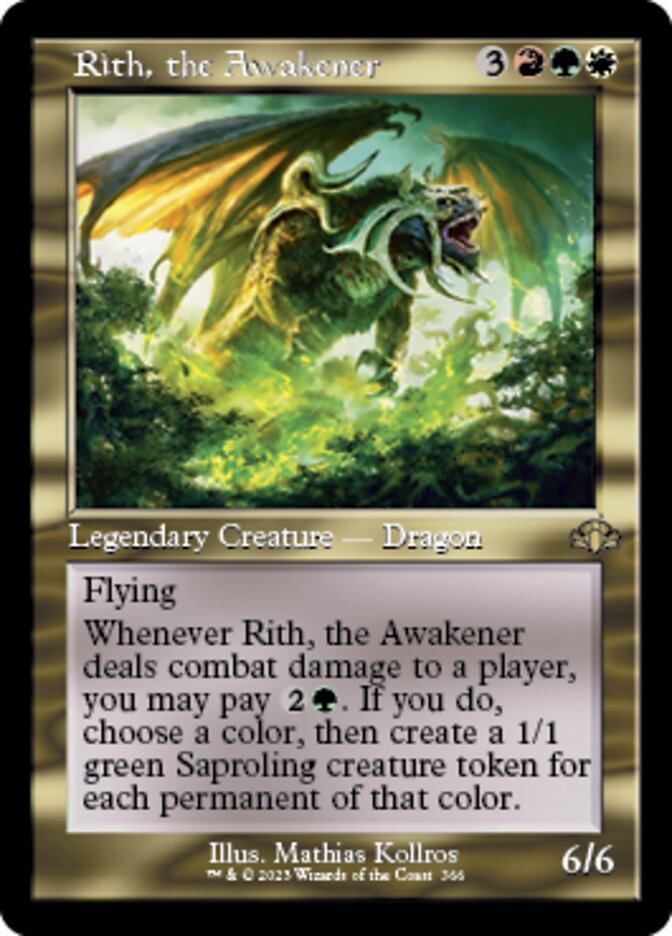 Rith, the Awakener (Retro) [Dominaria Remastered] | Black Swamp Games