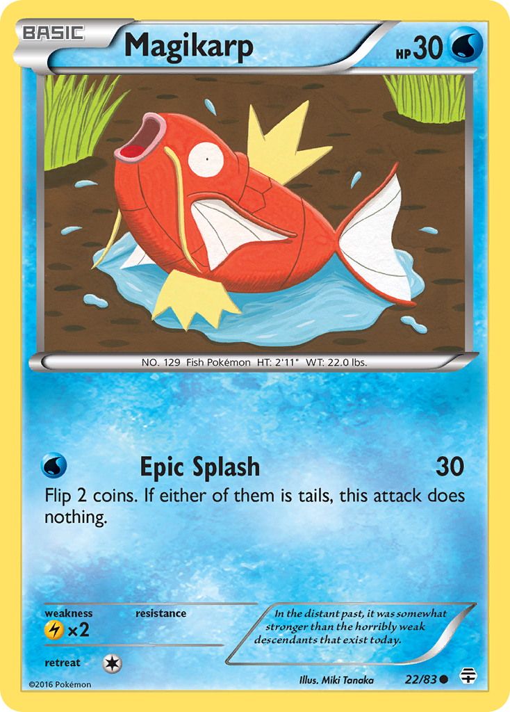 Magikarp (22/83) [XY: Generations] | Black Swamp Games