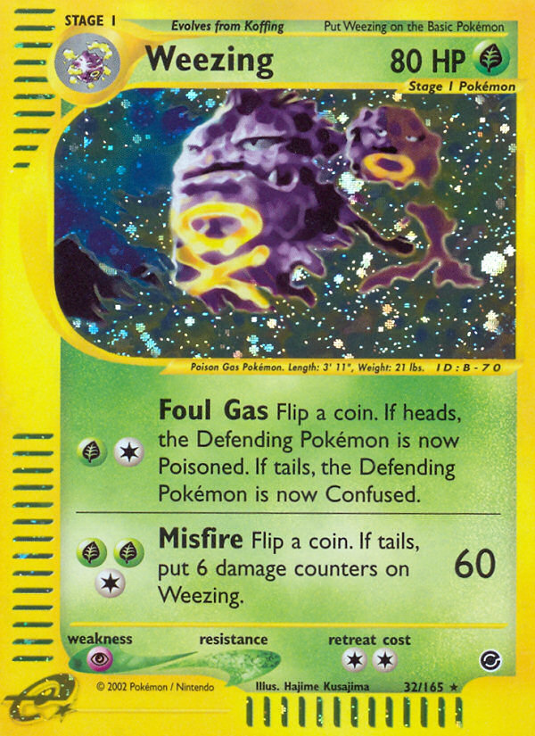 Weezing (32/165) [Expedition: Base Set] | Black Swamp Games