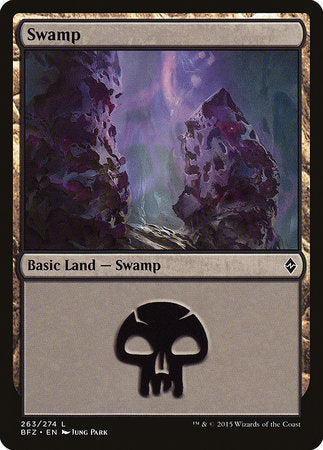 Swamp (263) [Battle for Zendikar] | Black Swamp Games