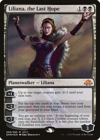 Liliana, the Last Hope SDCC 2016 EXCLUSIVE [San Diego Comic-Con 2016] | Black Swamp Games