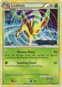 Leafeon (17/90) (Prerelease Promo) [Staff] [Nintendo: Black Star Promos] | Black Swamp Games