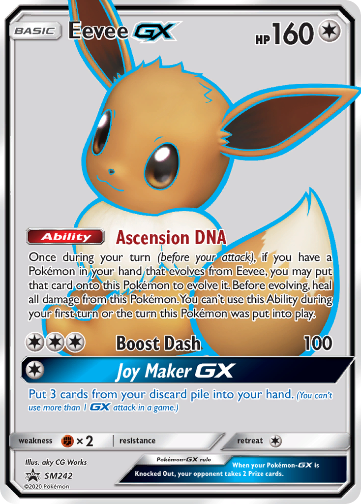 Eevee GX (SM242) [Sun & Moon: Black Star Promos] | Black Swamp Games