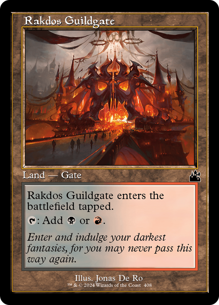 Rakdos Guildgate (Retro Frame) [Ravnica Remastered] | Black Swamp Games