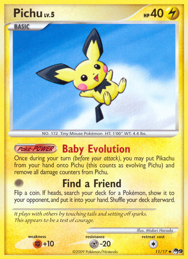 Pichu (11/17) [POP Series 9] | Black Swamp Games