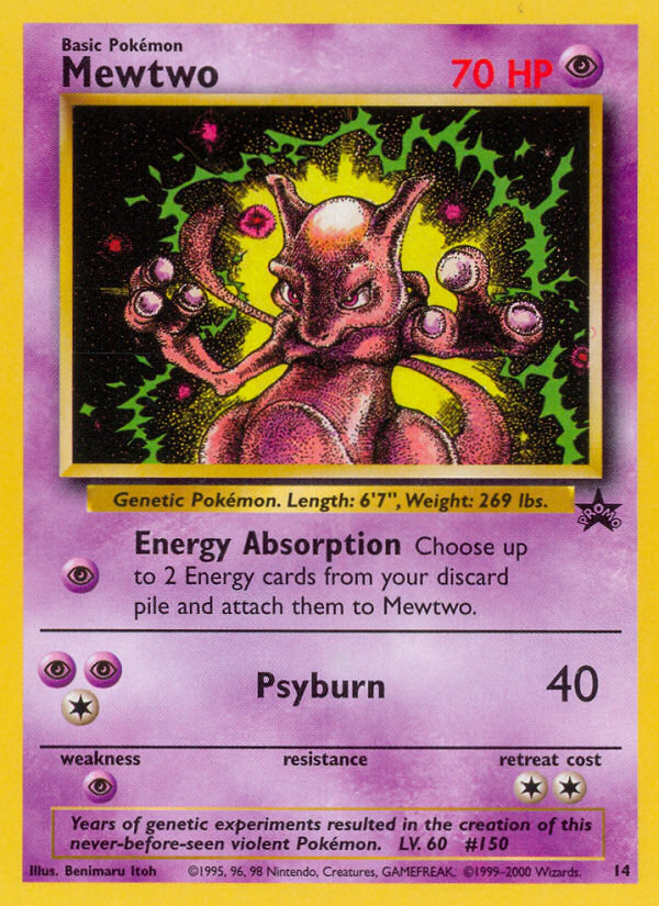 Mewtwo (14) [Wizards of the Coast: Black Star Promos] | Black Swamp Games