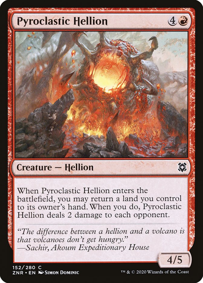 Pyroclastic Hellion [Zendikar Rising] | Black Swamp Games