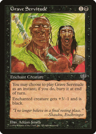 Grave Servitude [Mirage] | Black Swamp Games