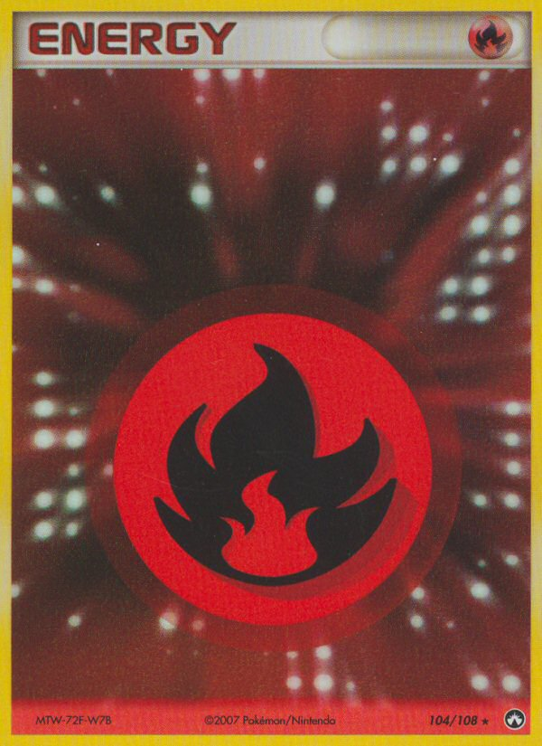 Fire Energy (104/108) [EX: Power Keepers] | Black Swamp Games