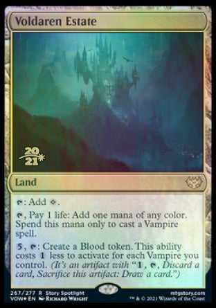 Voldaren Estate [Innistrad: Crimson Vow Prerelease Promos] | Black Swamp Games