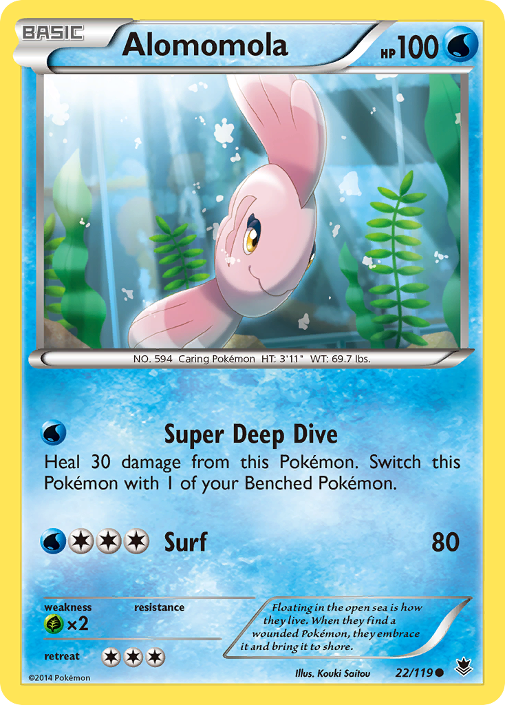 Alomomola (22/119) [XY: Phantom Forces] | Black Swamp Games