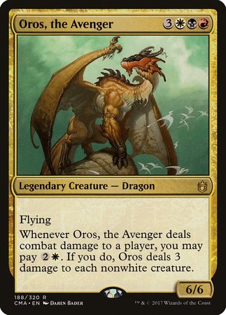 Oros, the Avenger [Commander Anthology] | Black Swamp Games
