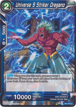 Universe 9 Striker Oregano (Reprint) (TB1-042) [Battle Evolution Booster] | Black Swamp Games