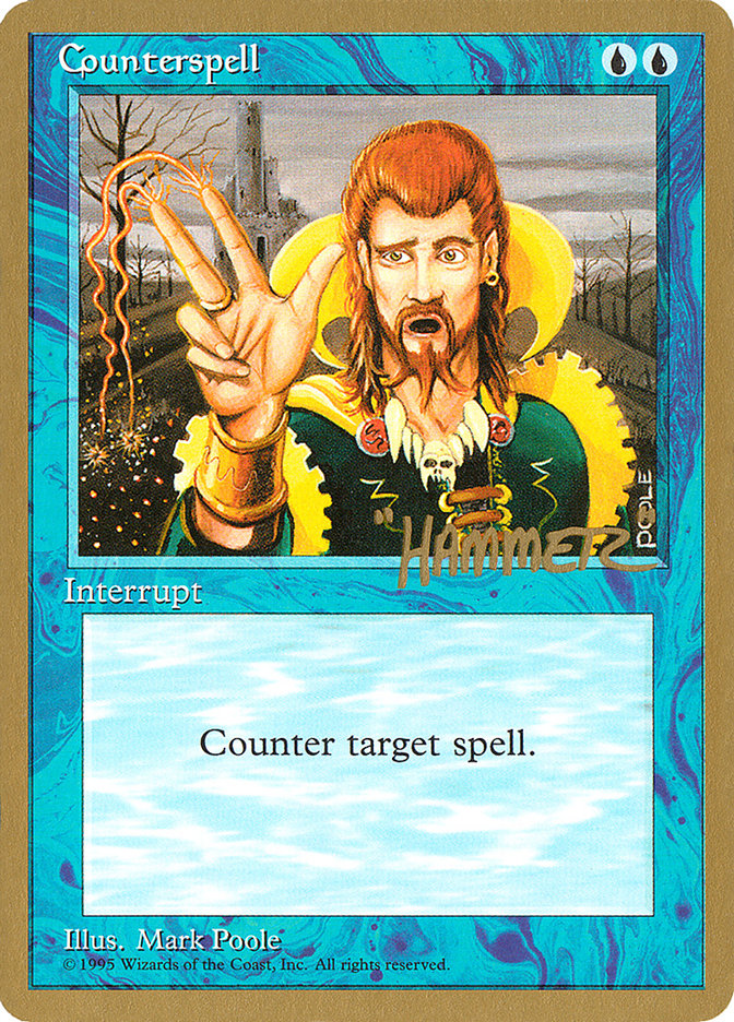 Counterspell (Shawn "Hammer" Regnier) [Pro Tour Collector Set] | Black Swamp Games