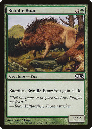 Brindle Boar [Magic 2012] | Black Swamp Games