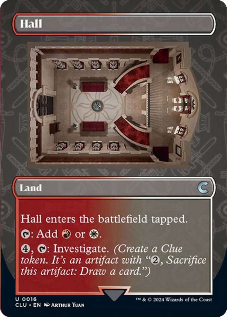 Hall (Borderless) [Ravnica: Clue Edition] | Black Swamp Games