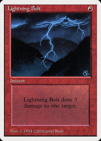 Lightning Bolt [Summer Magic / Edgar] | Black Swamp Games