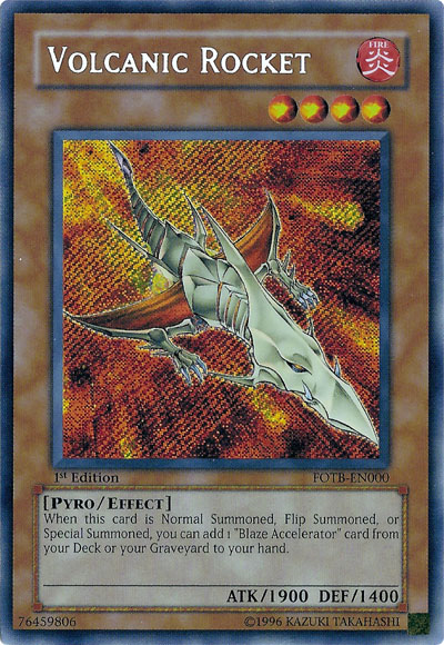 Volcanic Rocket [FOTB-EN000] Secret Rare | Black Swamp Games