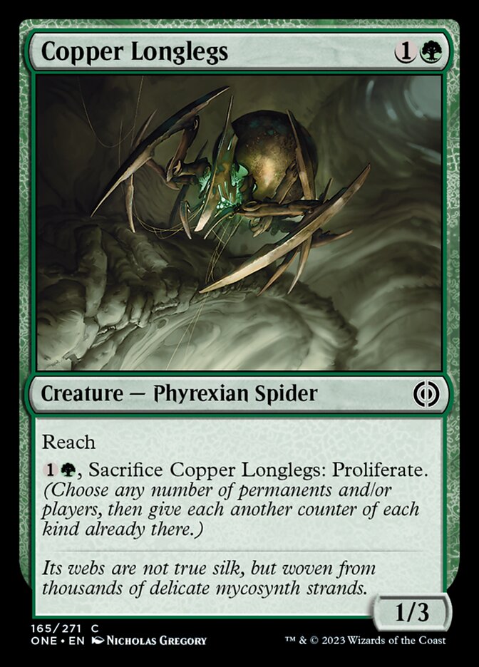 Copper Longlegs [Phyrexia: All Will Be One] | Black Swamp Games