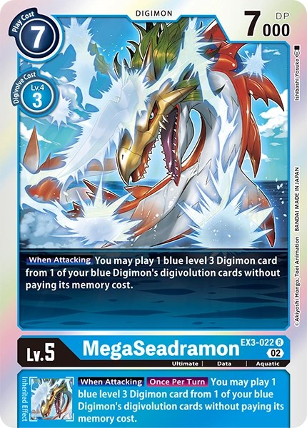 MegaSeadramon [EX3-022] [Revision Pack Cards] | Black Swamp Games