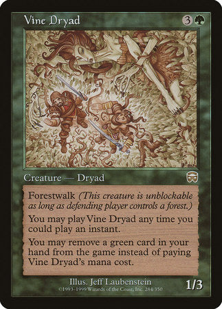 Vine Dryad [Mercadian Masques] | Black Swamp Games