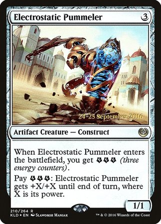 Electrostatic Pummeler [Kaladesh Promos] | Black Swamp Games