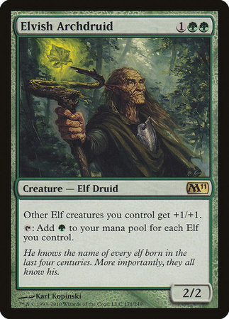 Elvish Archdruid [Magic 2011] | Black Swamp Games