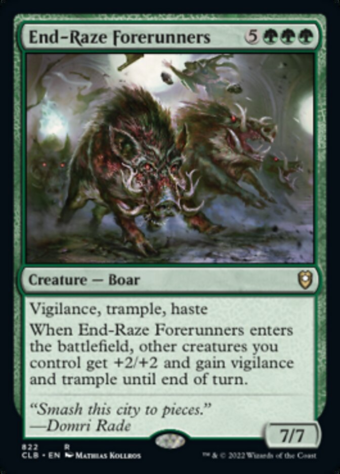 End-Raze Forerunners [Commander Legends: Battle for Baldur's Gate] | Black Swamp Games