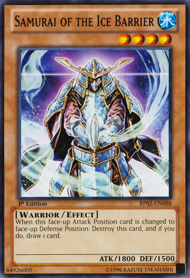 Samurai of the Ice Barrier [BP02-EN088] Common | Black Swamp Games