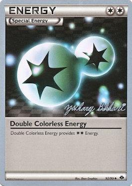 Double Colorless Energy (92/99) (CMT - Zachary Bokhari) [World Championships 2012] | Black Swamp Games