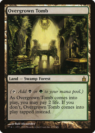 Overgrown Tomb [Ravnica: City of Guilds] | Black Swamp Games