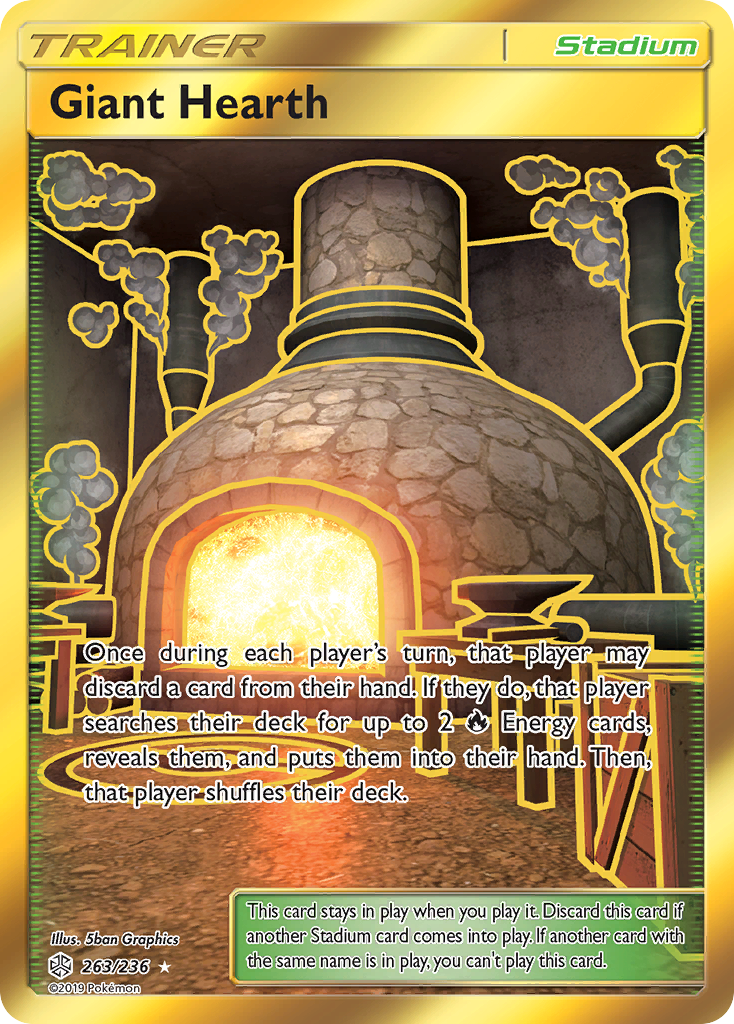 Giant Hearth (263/236) [Sun & Moon: Cosmic Eclipse] | Black Swamp Games