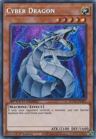 Cyber Dragon [SGX1-ENG01] Secret Rare | Black Swamp Games