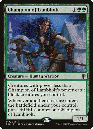 Champion of Lambholt [Commander 2016] | Black Swamp Games