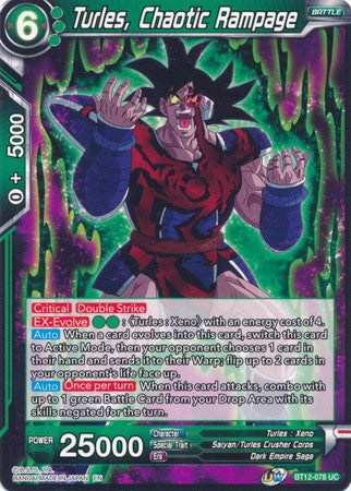 Turles, Chaotic Rampage [BT12-078] | Black Swamp Games