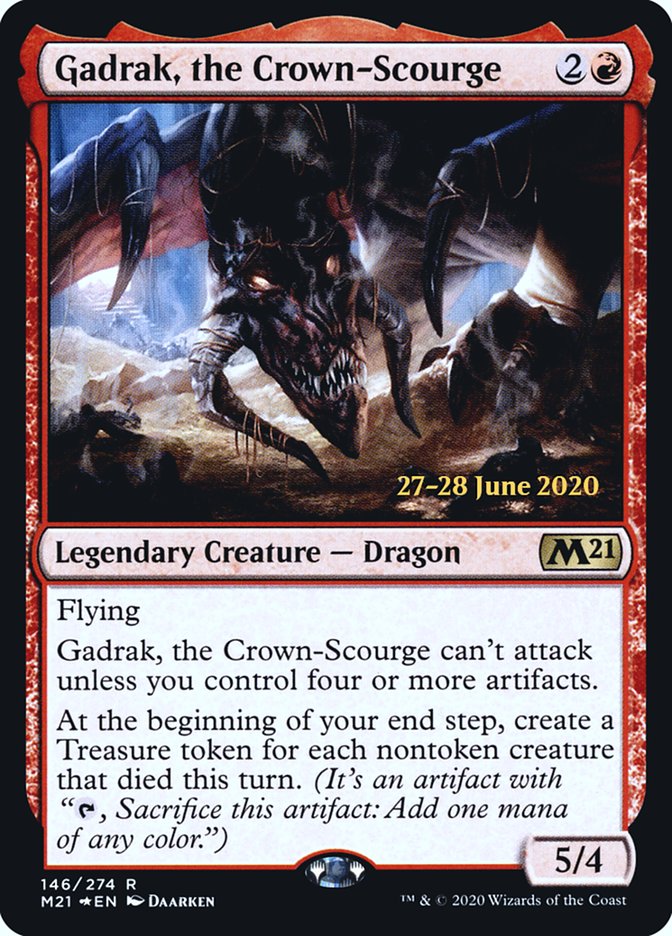 Gadrak, the Crown-Scourge  [Core Set 2021 Prerelease Promos] | Black Swamp Games