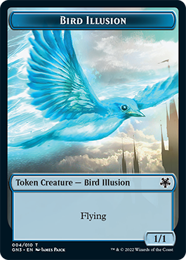 Bird Illusion // Demon Double-Sided Token [Game Night: Free-for-All Tokens] | Black Swamp Games